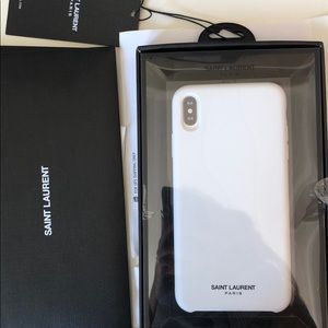 Saint Laurent Silicone iPhone XS Max case